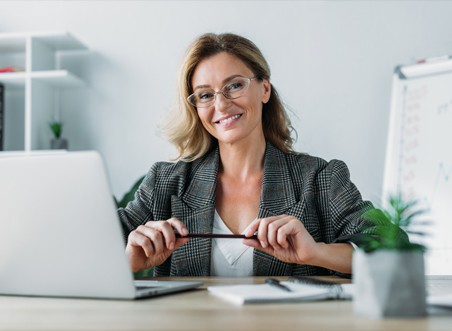 women smiling