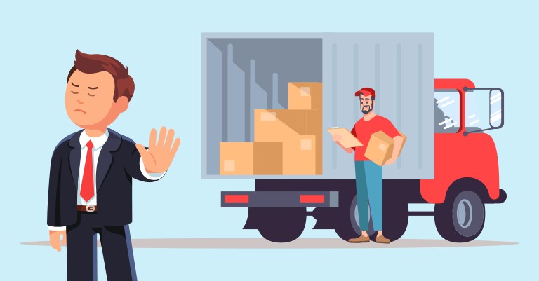 Amazon Refused Shipments